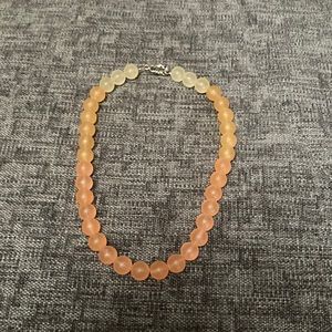Salmon Color Necklace